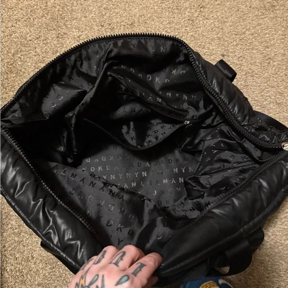 DKNY Black Puffer Duffle - Picture 5 of 7